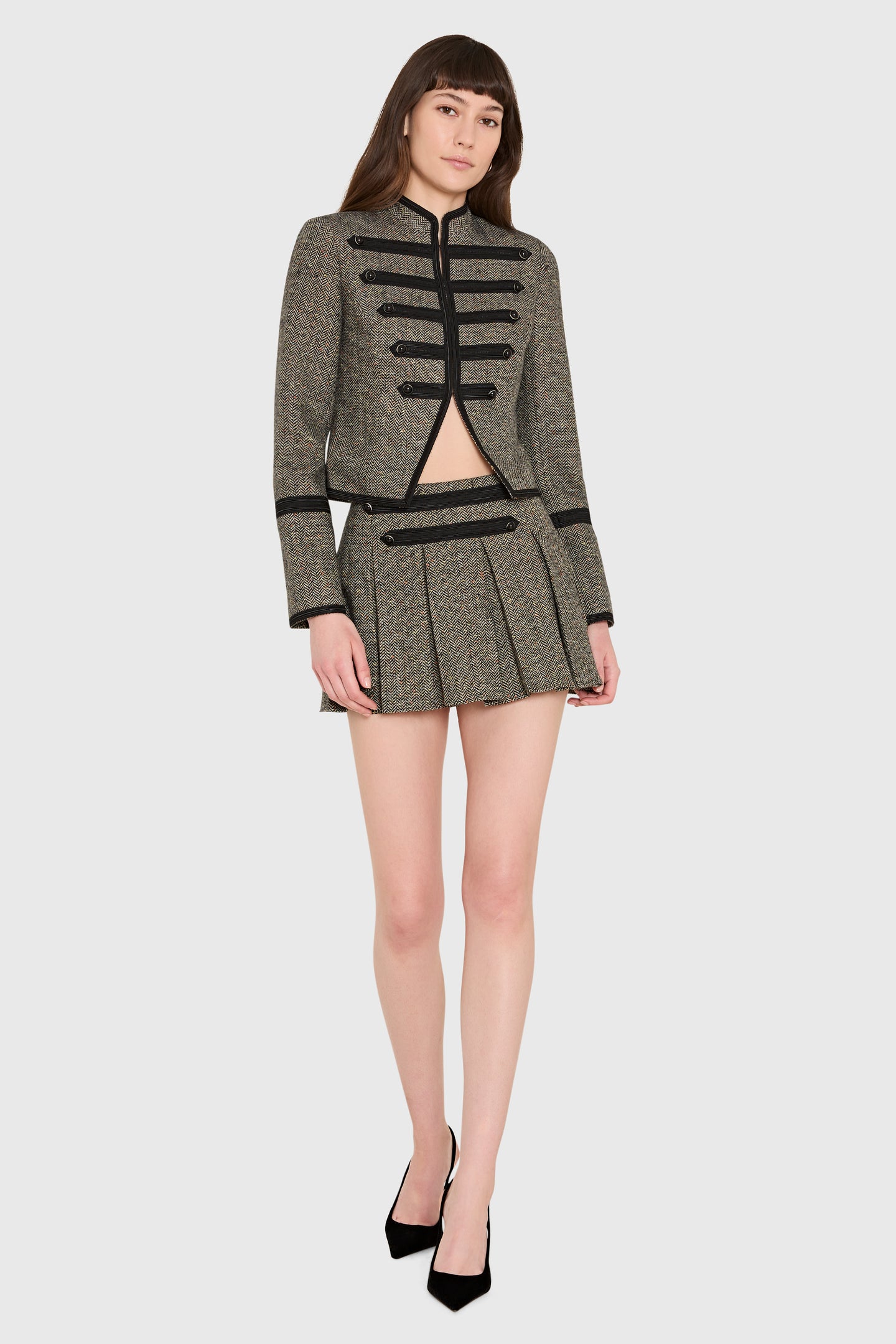 Amanda Uprichard Fiona Jacket in Watson Tweed - additional view