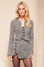 Puzzle Jacket in Polka Dot Tweed View 5