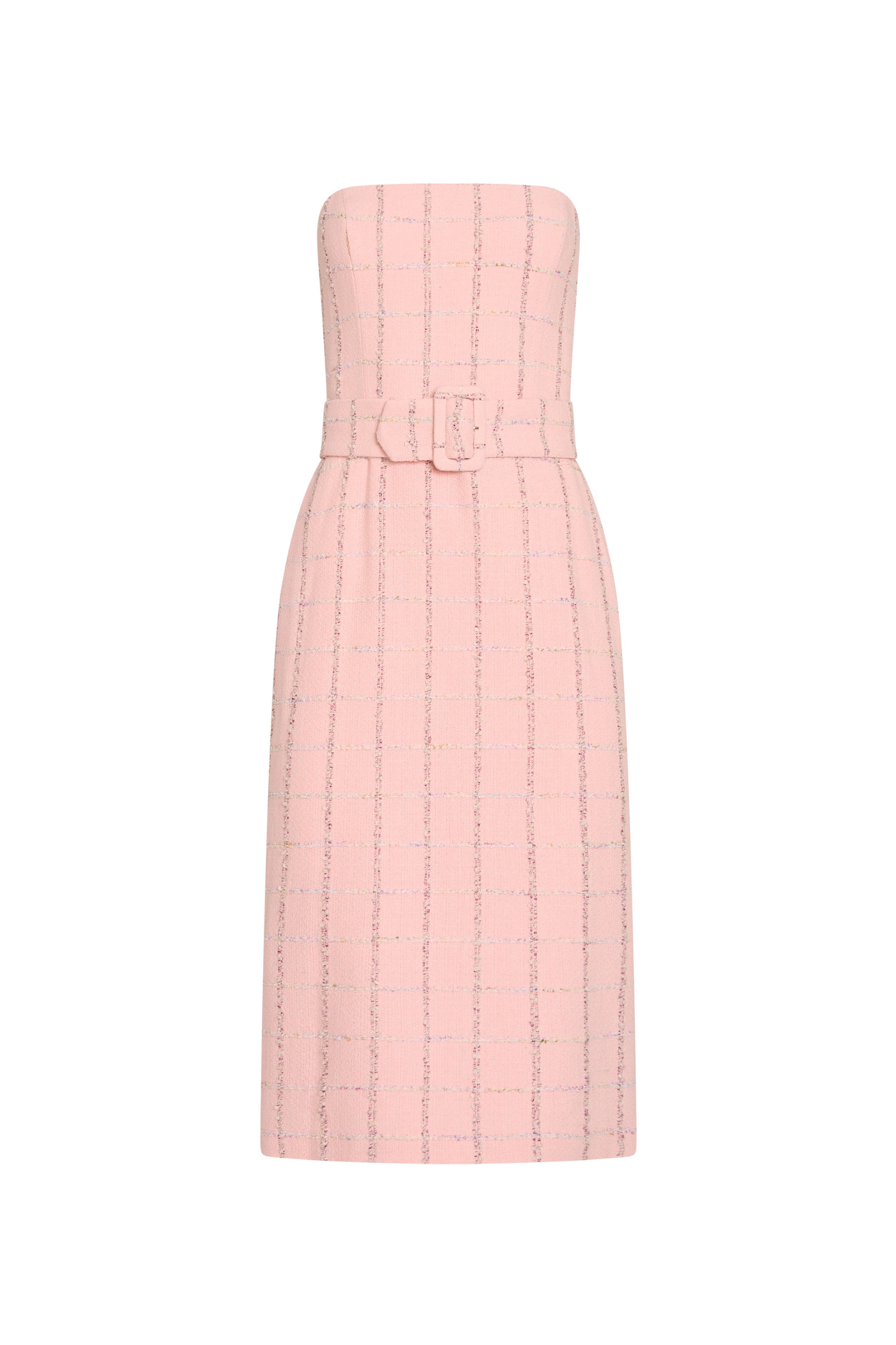 Fae Midi Dress in Charlotte Tweed