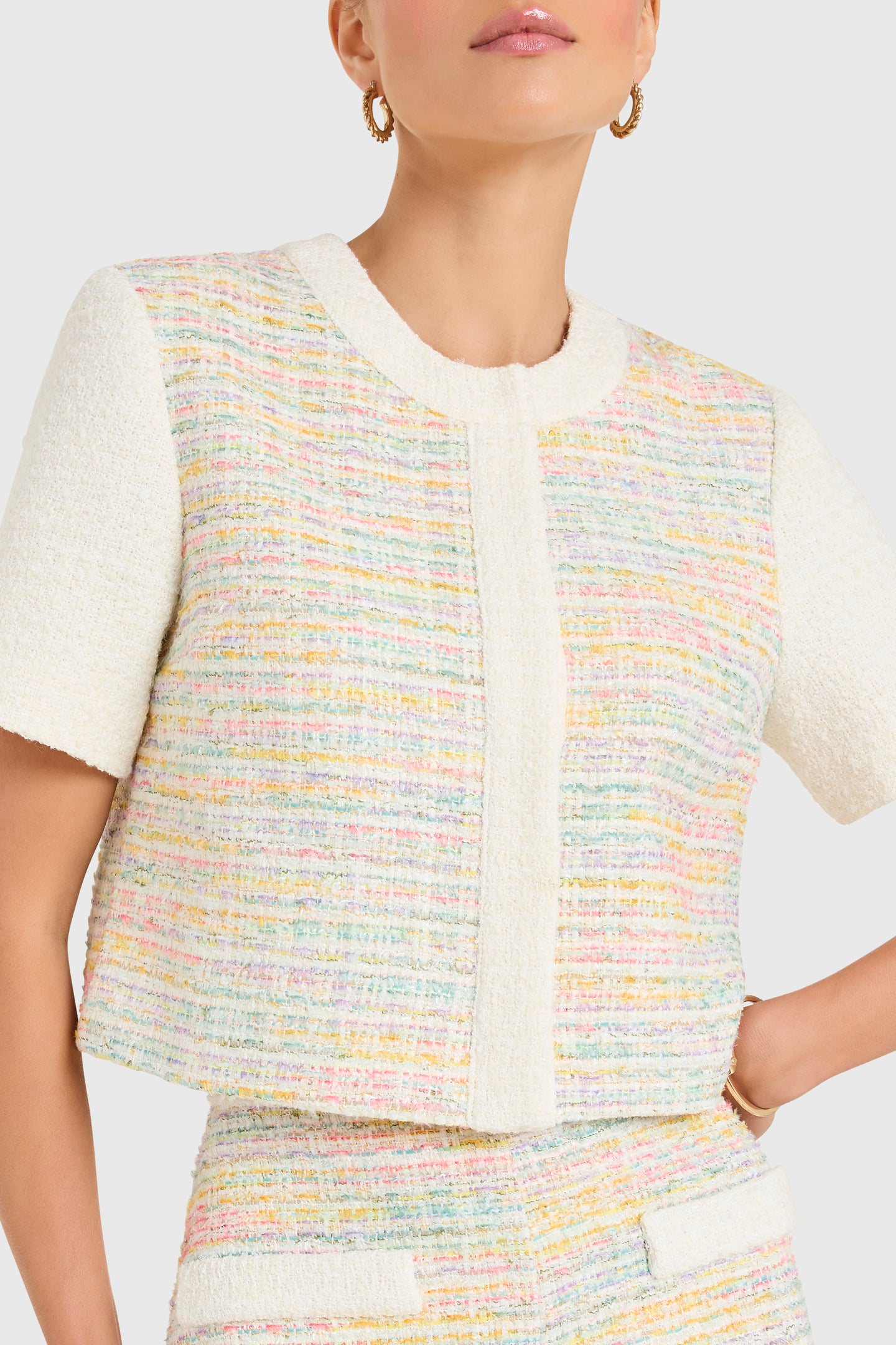 Braswell Top in Angelica Tweed View 4