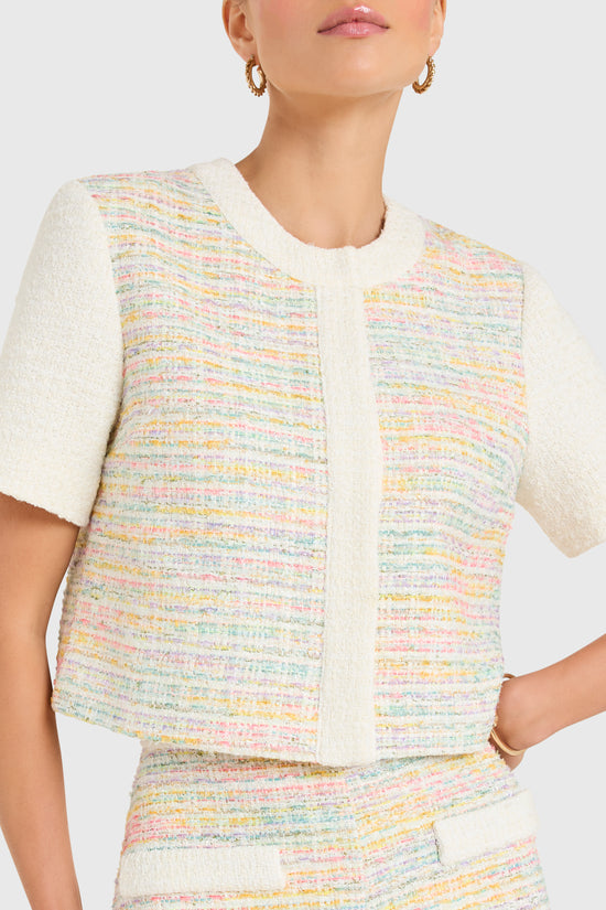 Braswell Top in Angelica Tweed