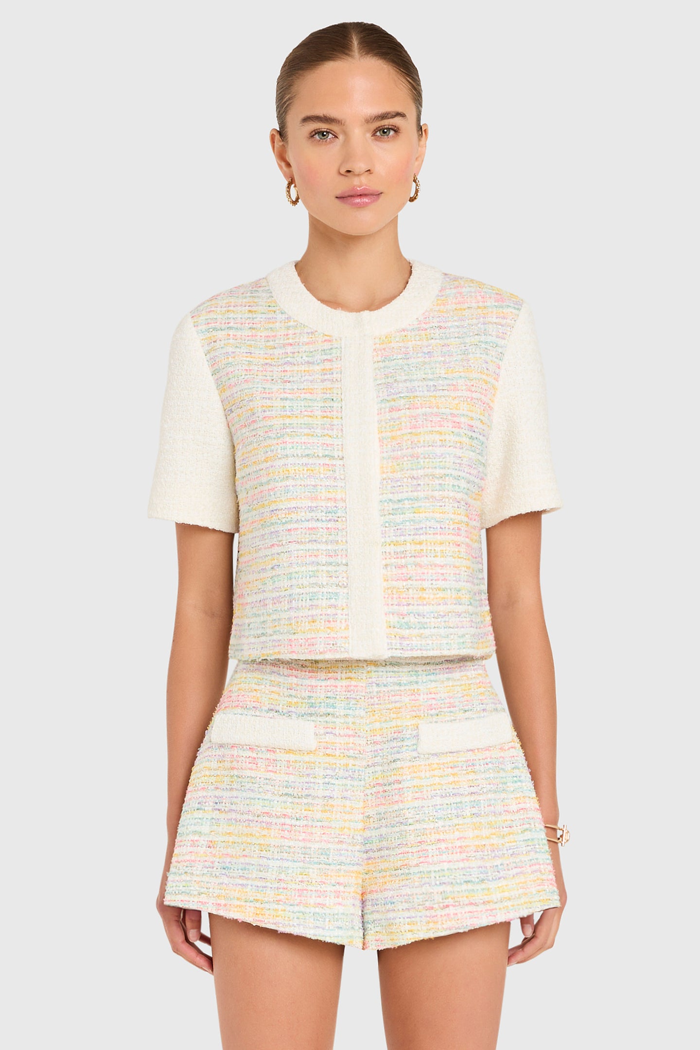 Braswell Top in Angelica Tweed View 1