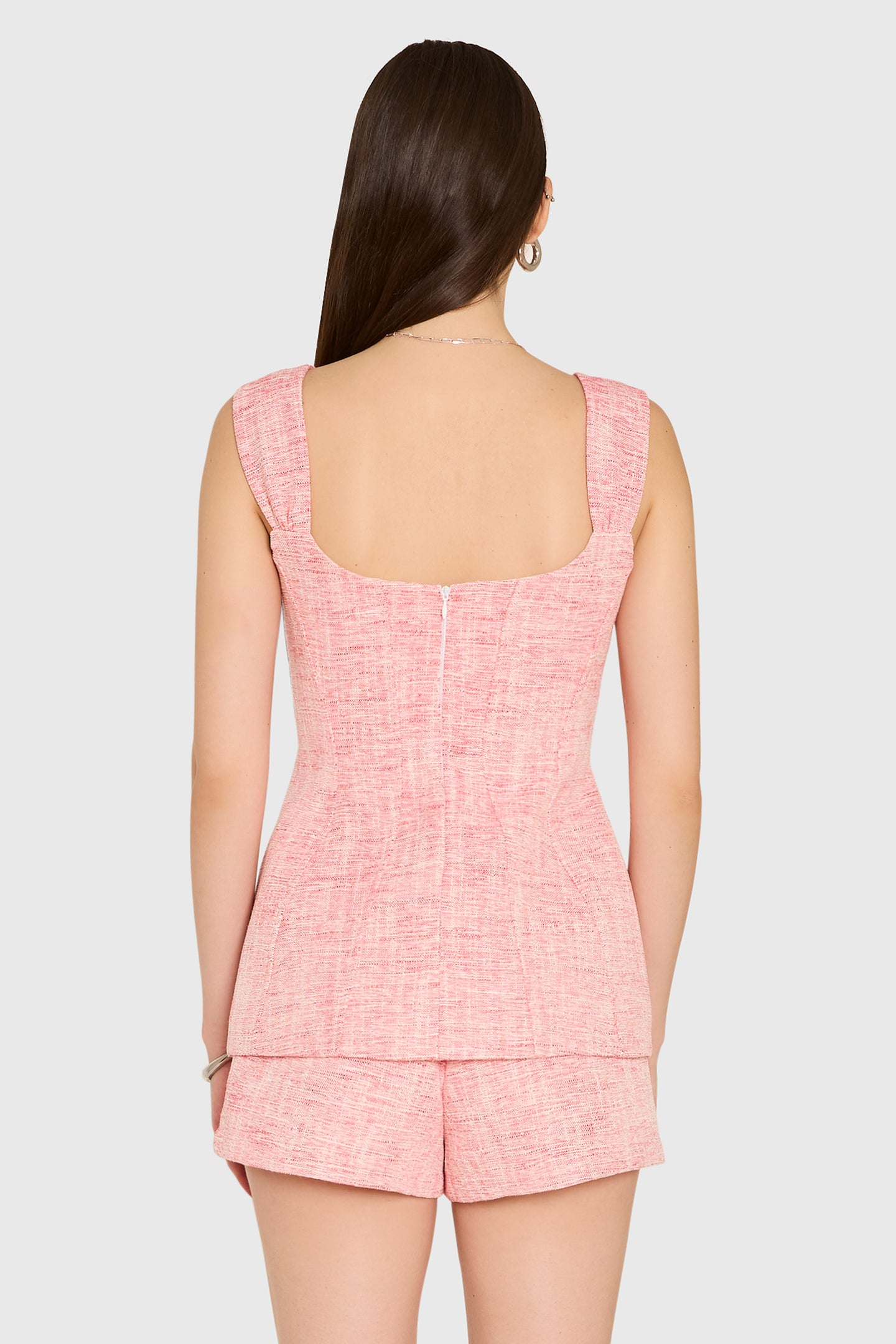 Amoretta Top in Palmira Tweed View 3