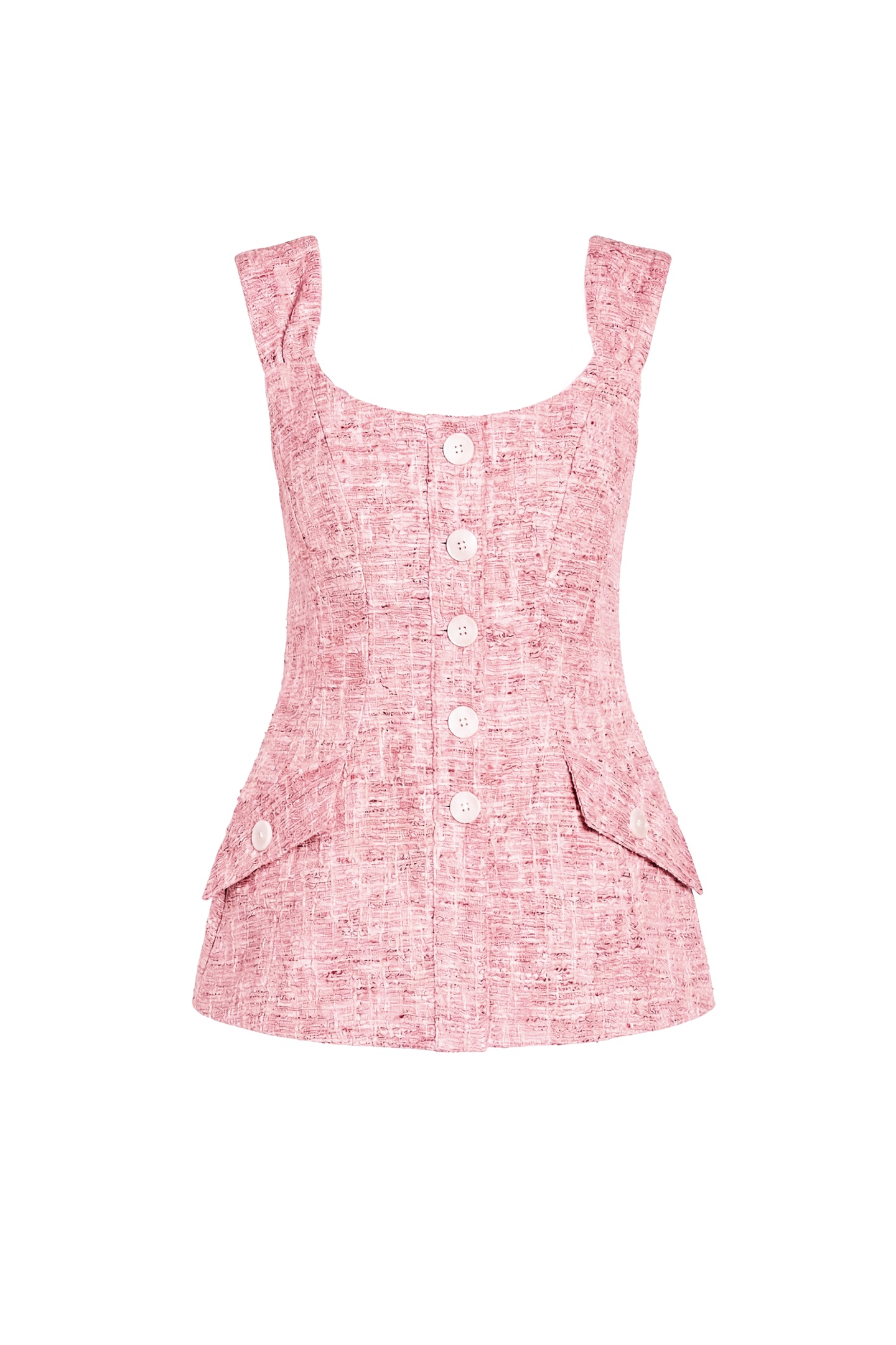 Amoretta Top in Palmira Tweed View 6