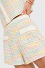 Braswell Shorts in Angelica Tweed View 4