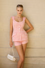 Amoretta Shorts in Palmira Tweed View 6
