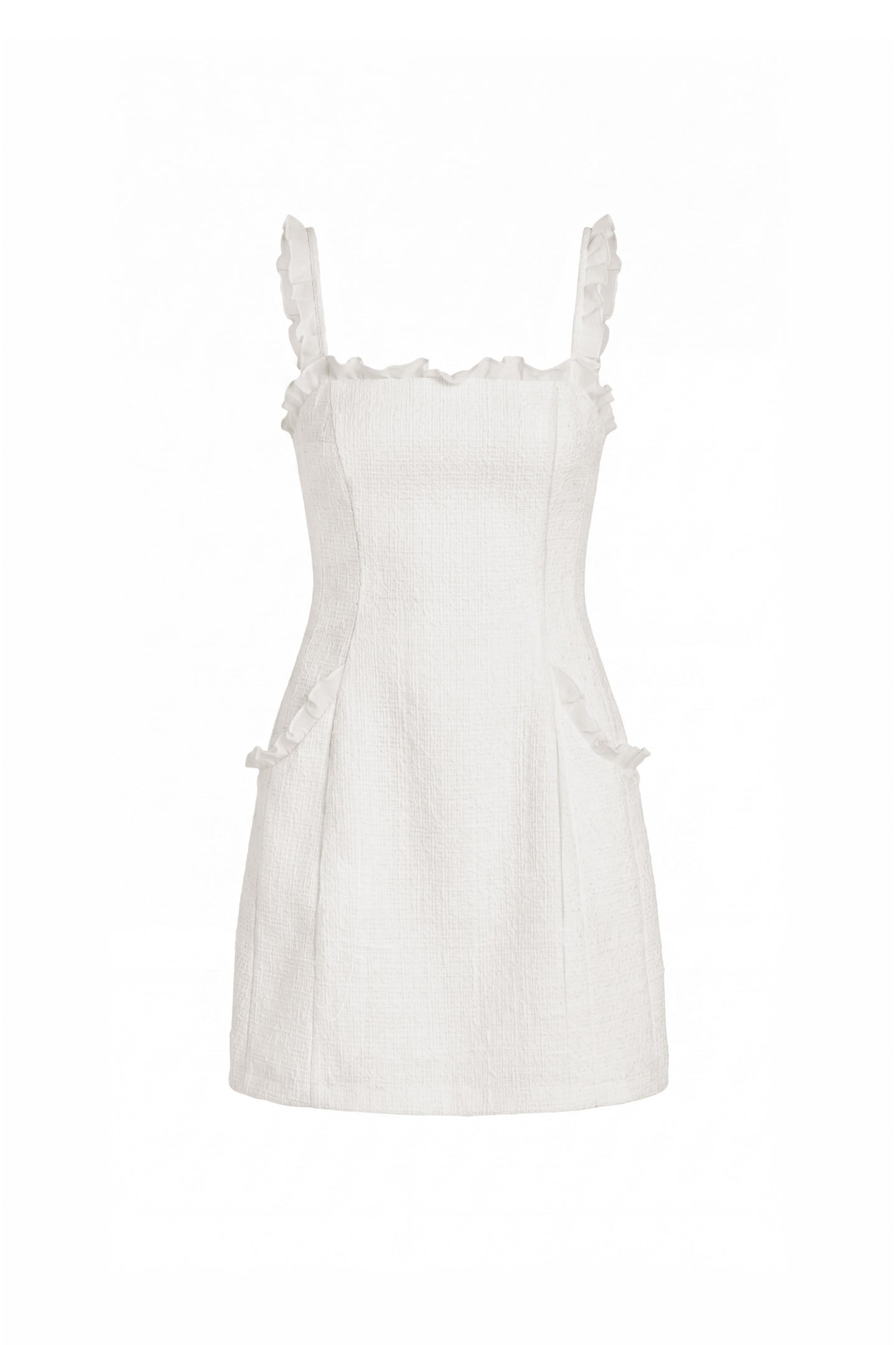 Andreina Dress in Camellia Tweed View 6