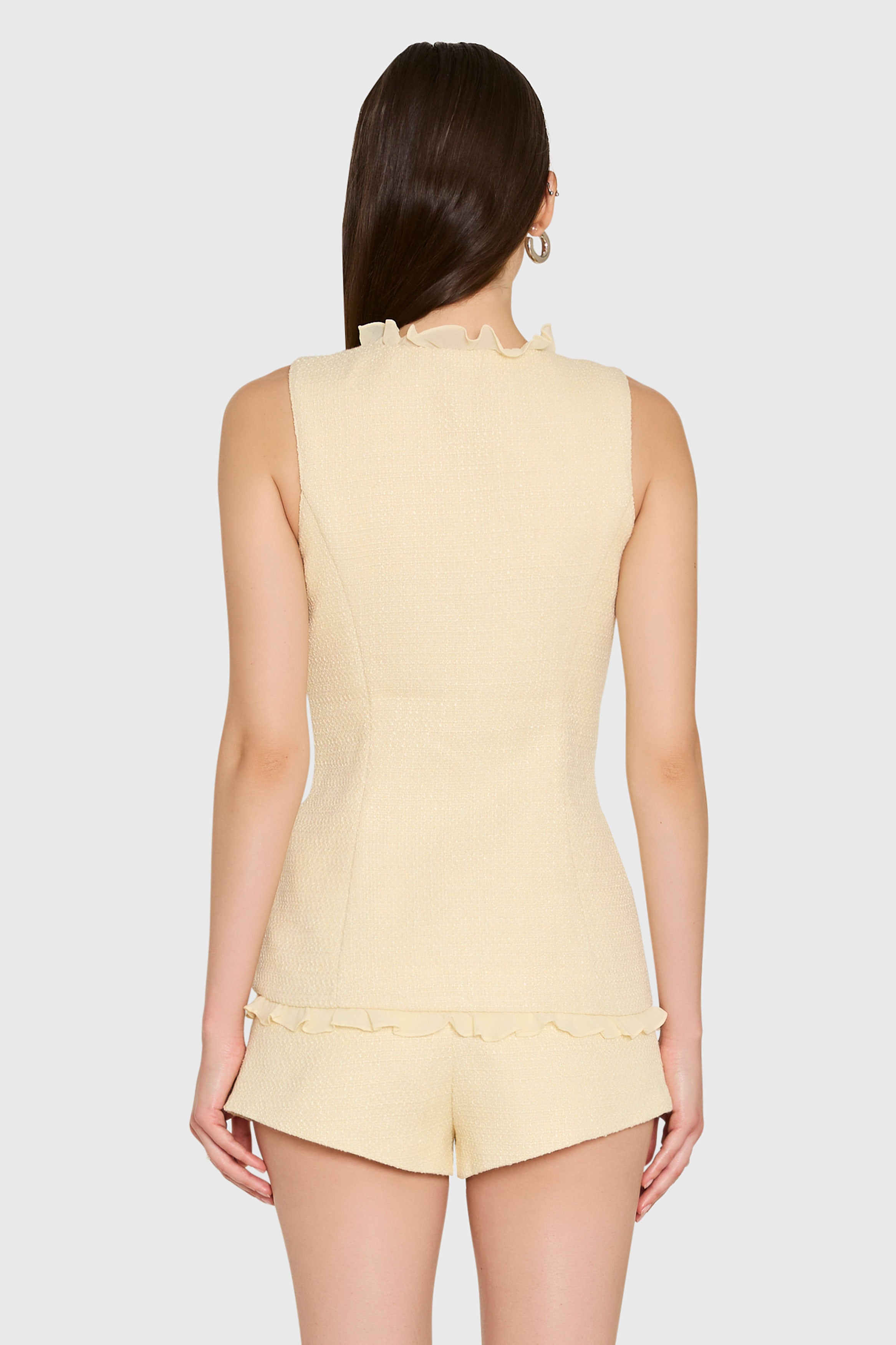 Kya Top in Camellia Tweed