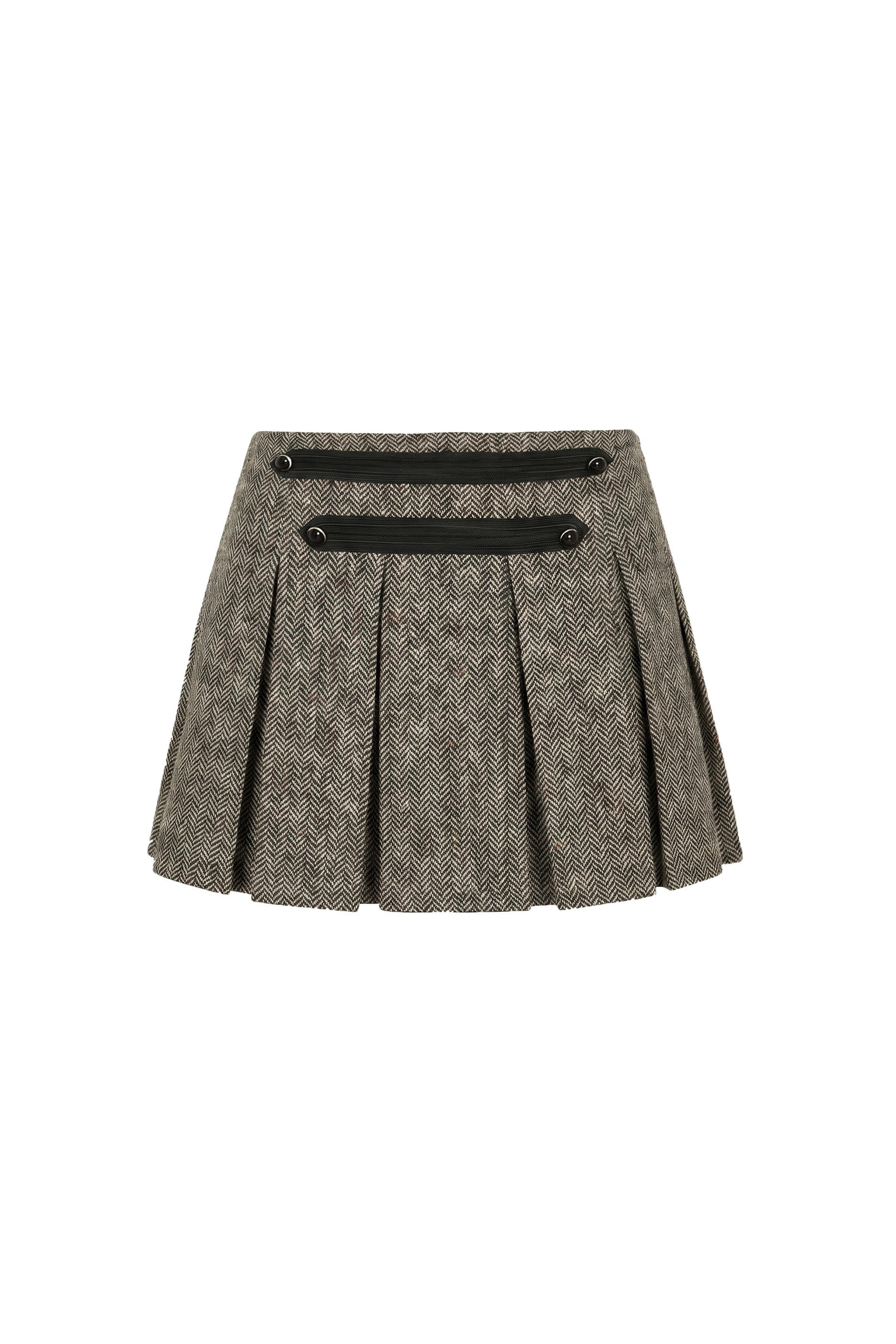 Fiona Skort in Watson Tweed view 6
