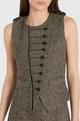 Fiona Romper in Watson Tweed View 4