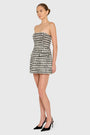 Strapless Bethany Romper in Winslet Tweed View 2