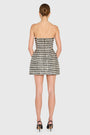 Strapless Bethany Romper in Winslet Tweed View 3