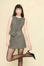 Fiona Romper in Watson Tweed View 6