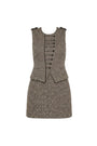 Fiona Romper in Watson Tweed View 7