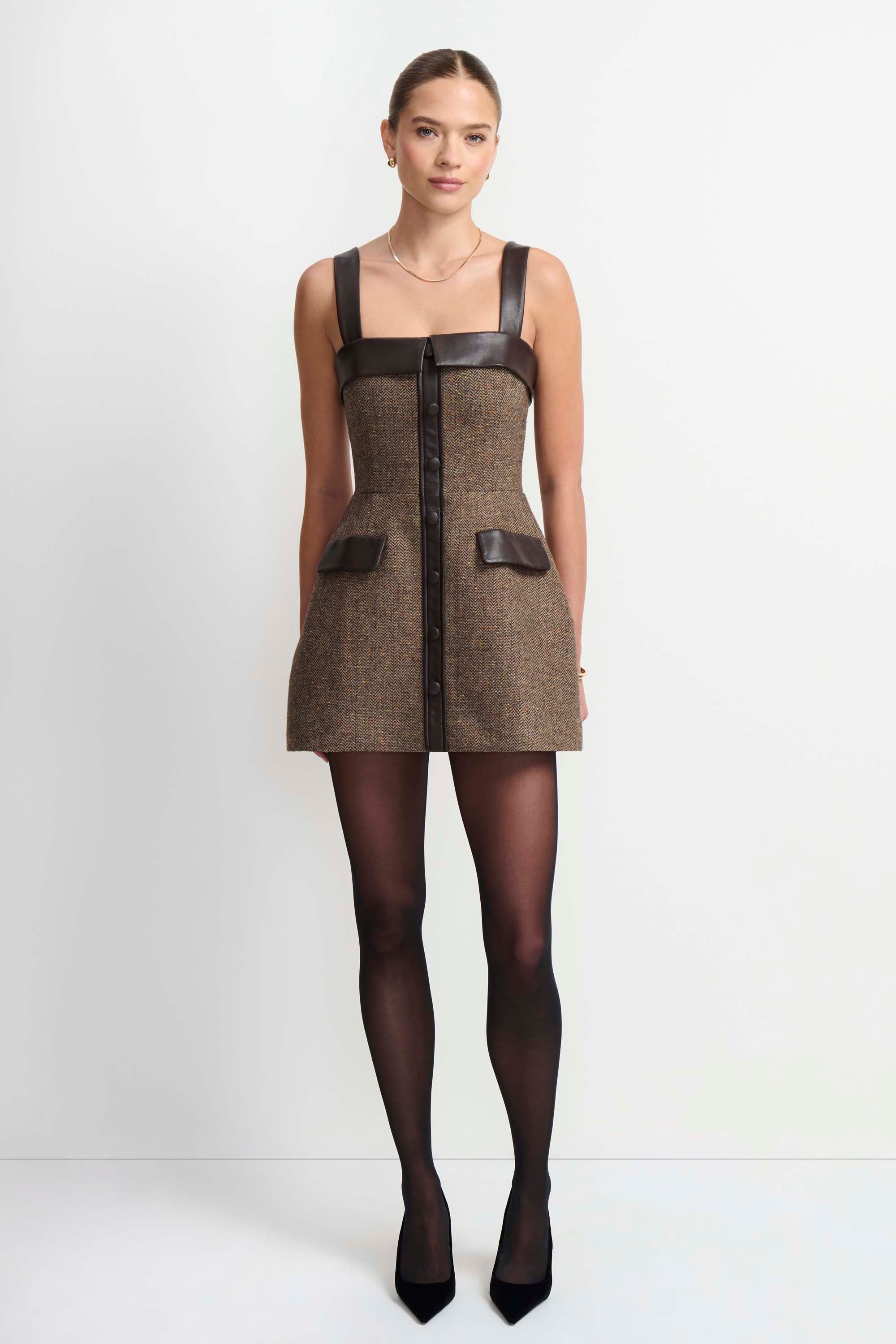 Mindy Romper in Watson Tweed view 1