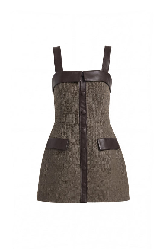 Mindy Romper in Watson Tweed view 1