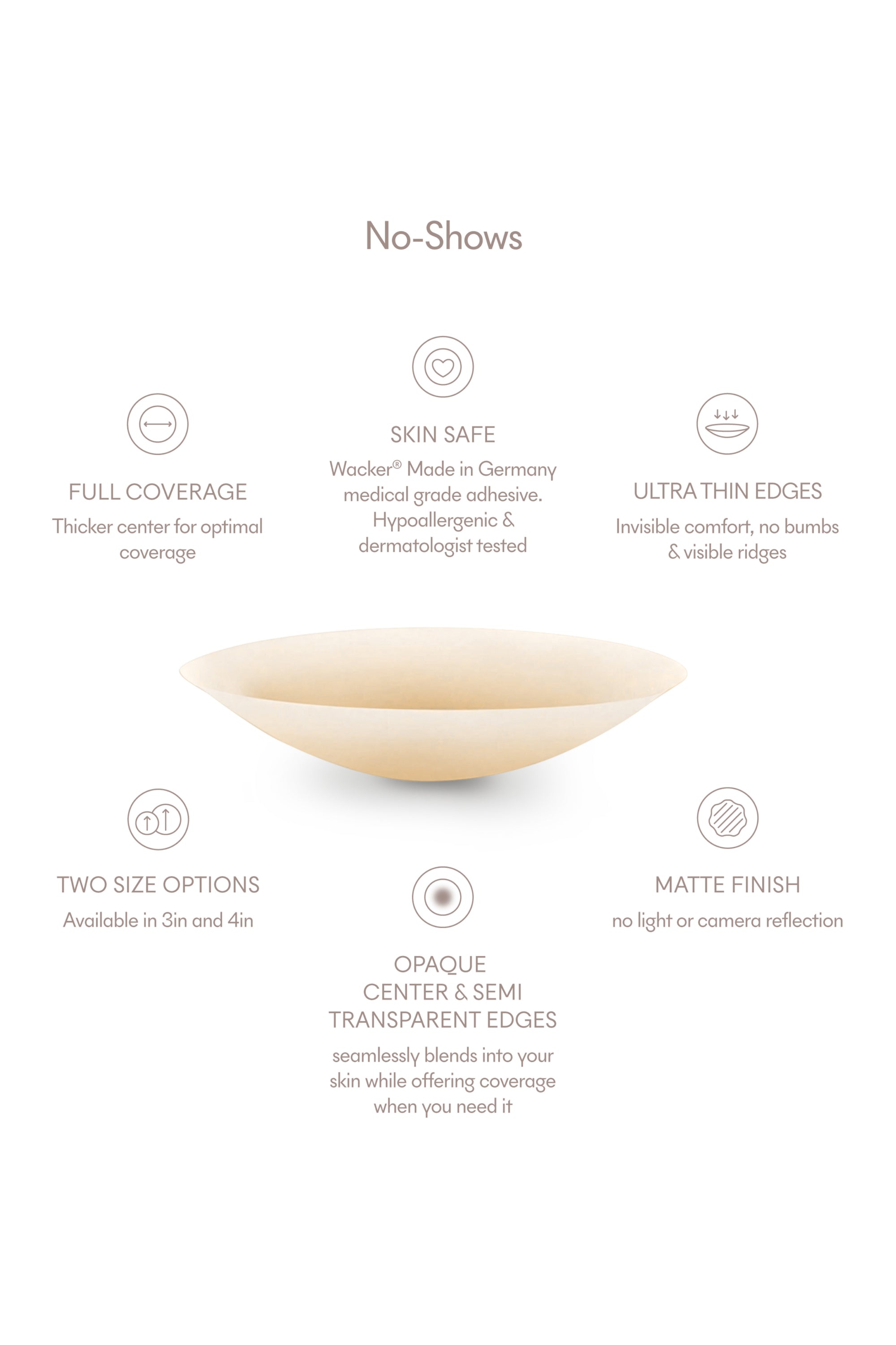 No-Show Nipple Covers view 3