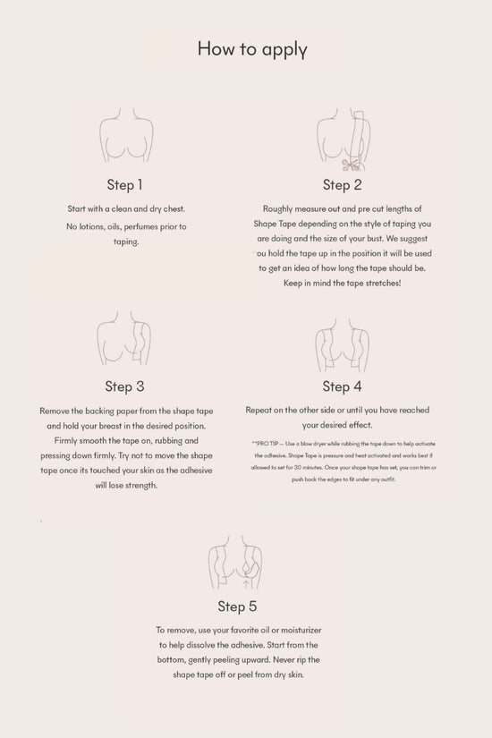 Shape Tape by Nood - how to apply