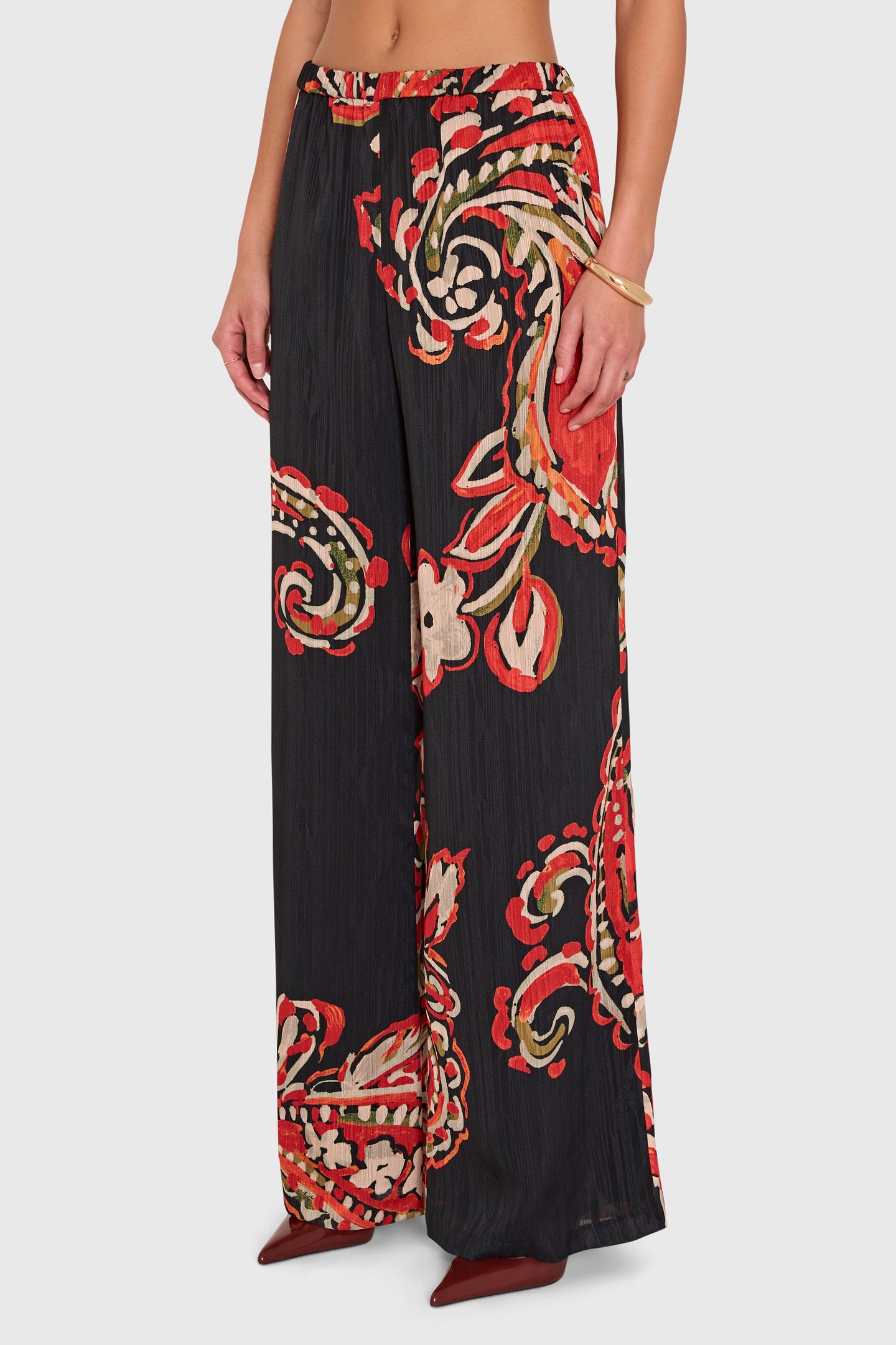 Amanda Uprichard Mariko Pants in Kiara - side view