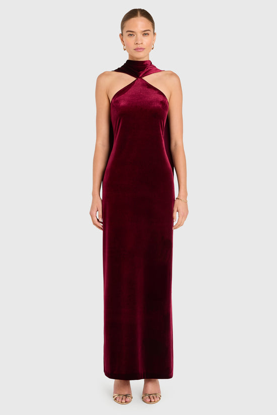 Ashton Maxi in Velvet view 1