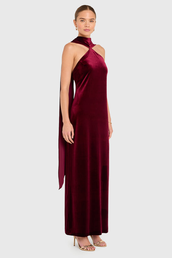 Ashton Maxi in Velvet view 2