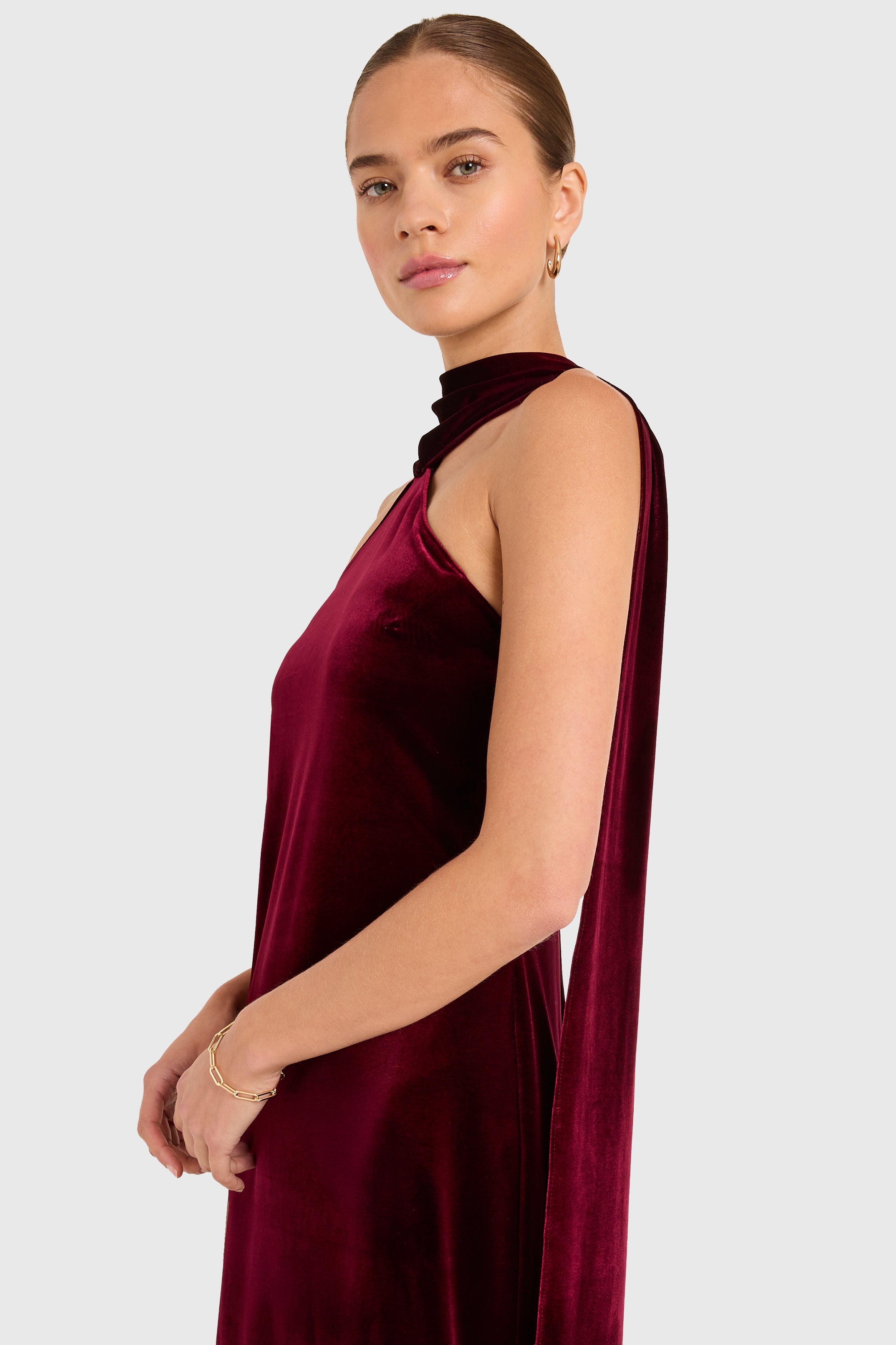 Ashton Maxi in Velvet