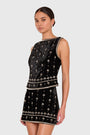 Ines Top in Studded Velvet View 2