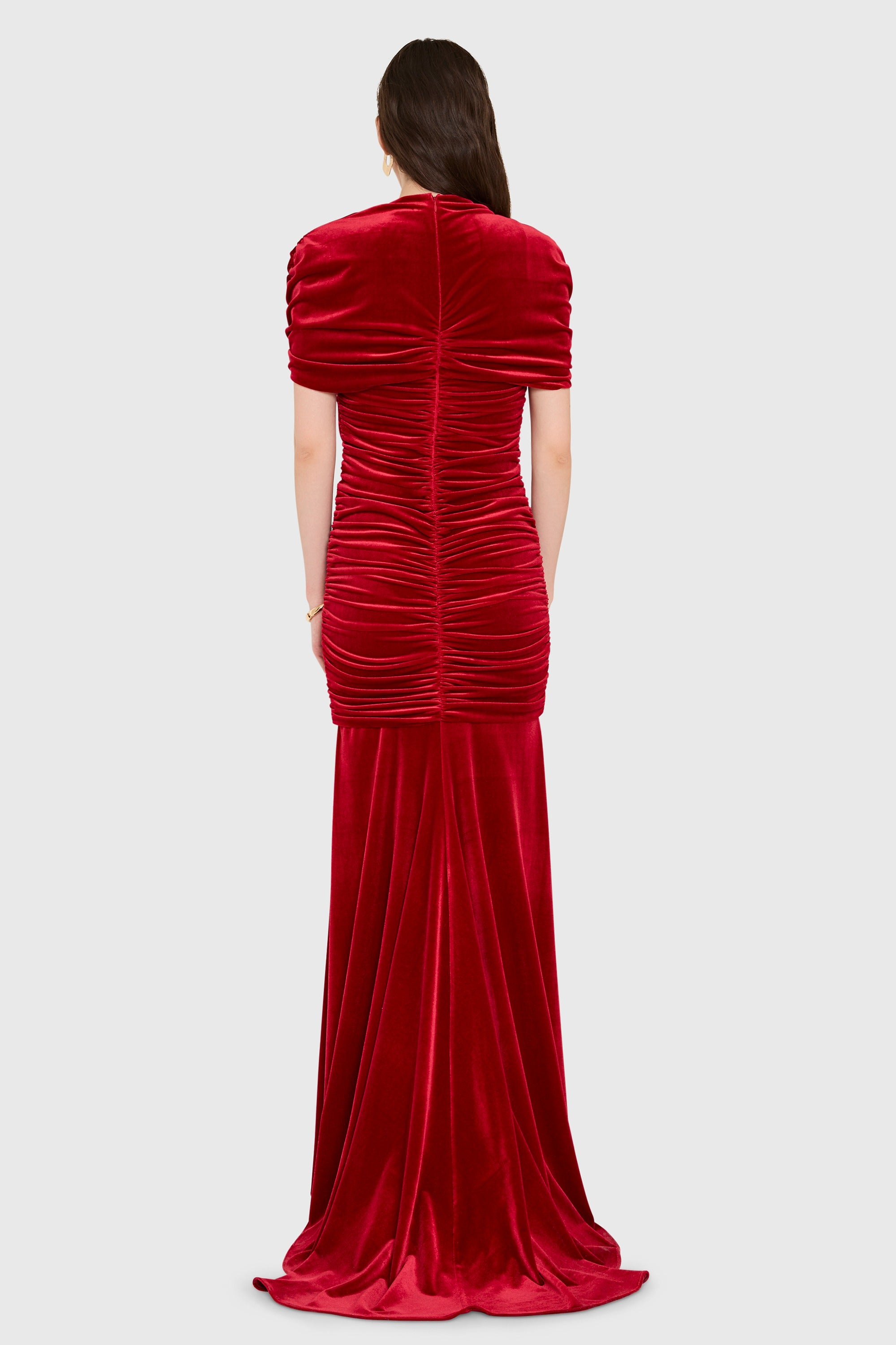 Evianna Gown in Velvet view 3