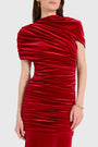 Evianna Gown in Velvet View 4