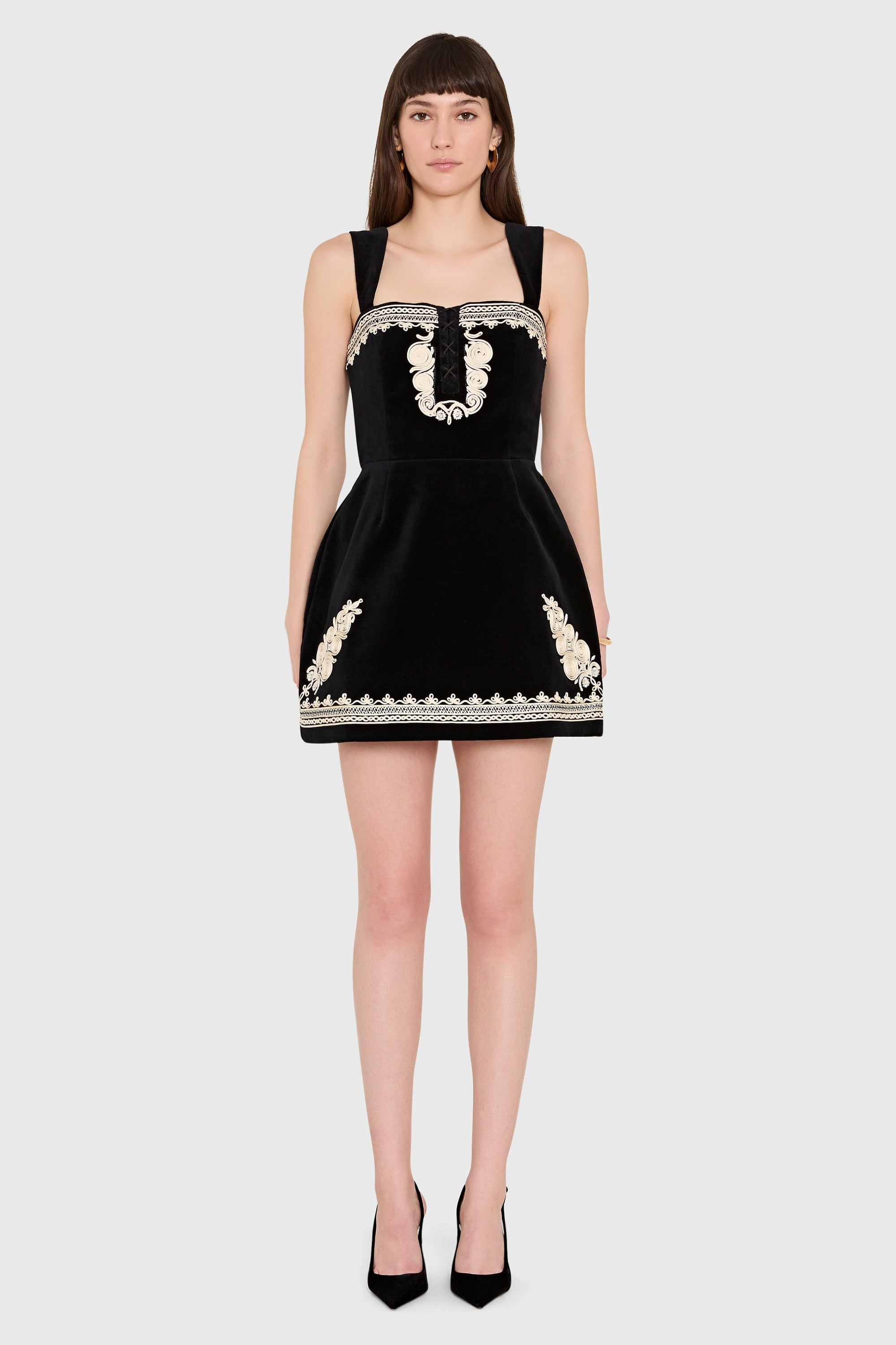 Lottie Dress in Velvet view 1