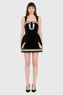 Lottie Dress in Velvet View 1