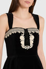 Lottie Dress in Velvet View 4