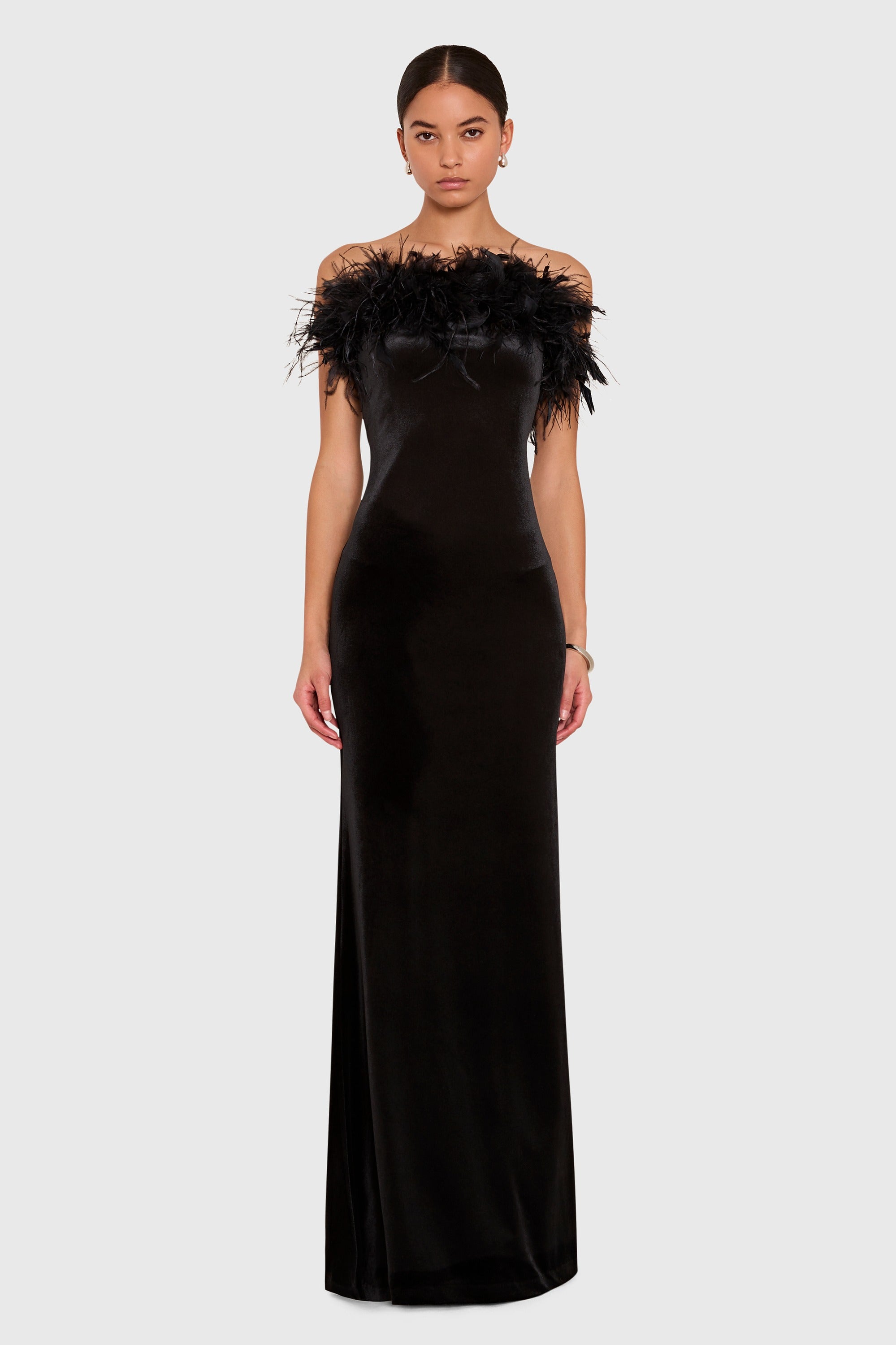 Ella Gown in Velvet view 1