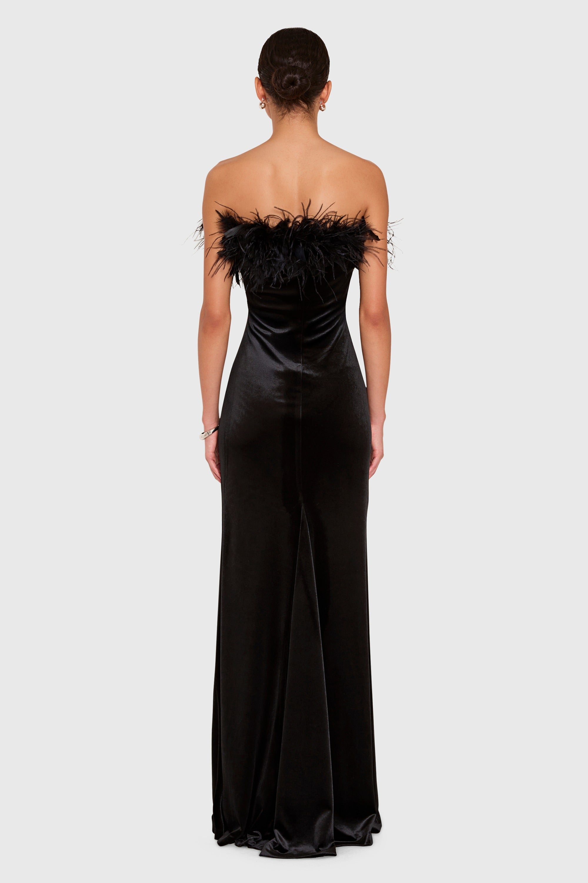 Ella Gown in Velvet view 3