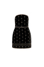 Wolfe Mini Dress in Studded Velvet View 6