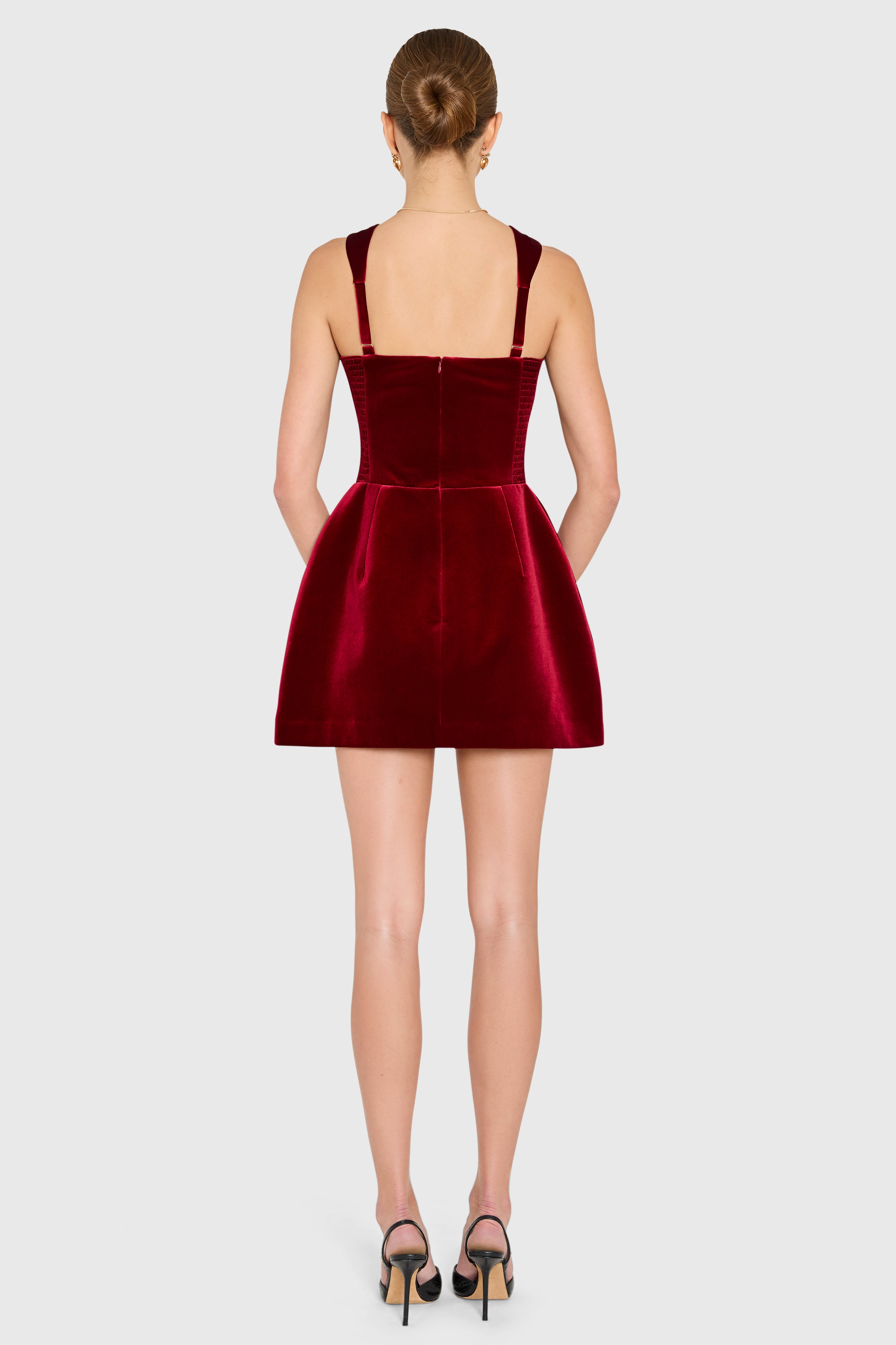 Bethany Romper in Velvet