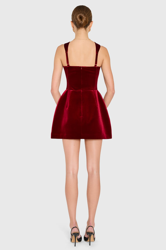 Bethany Romper in Velvet