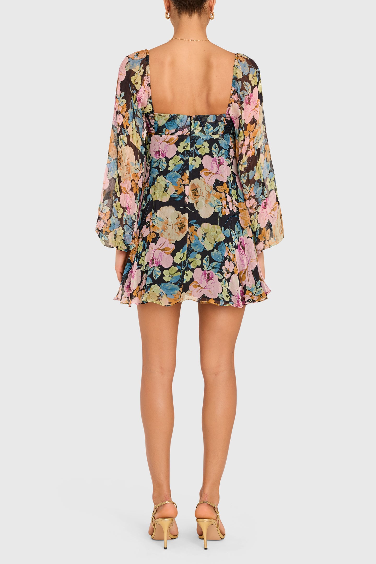 Carrie Dress in Lisboa Print View 3