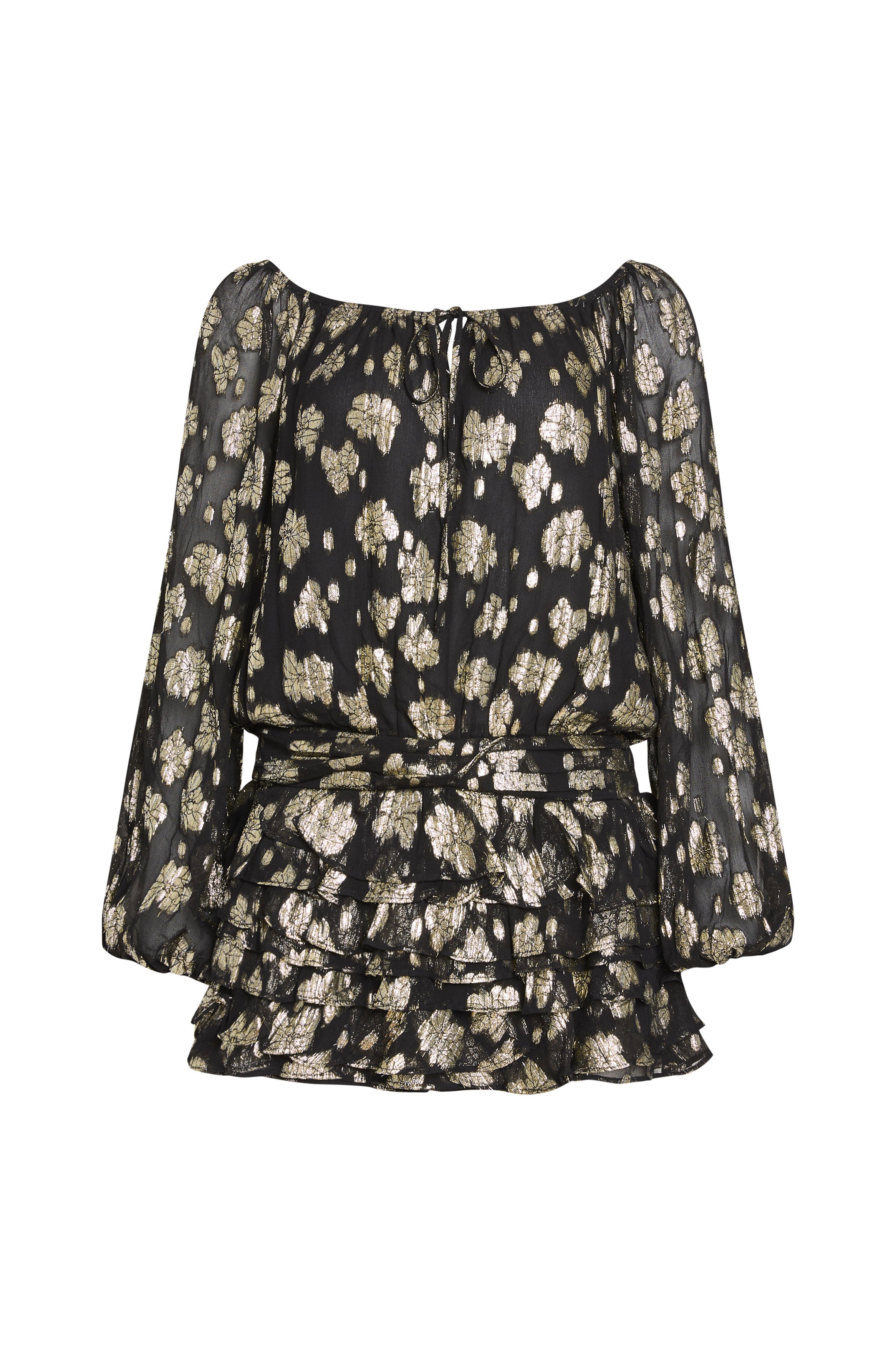 Dallas Romper in Chiffon Lacroix