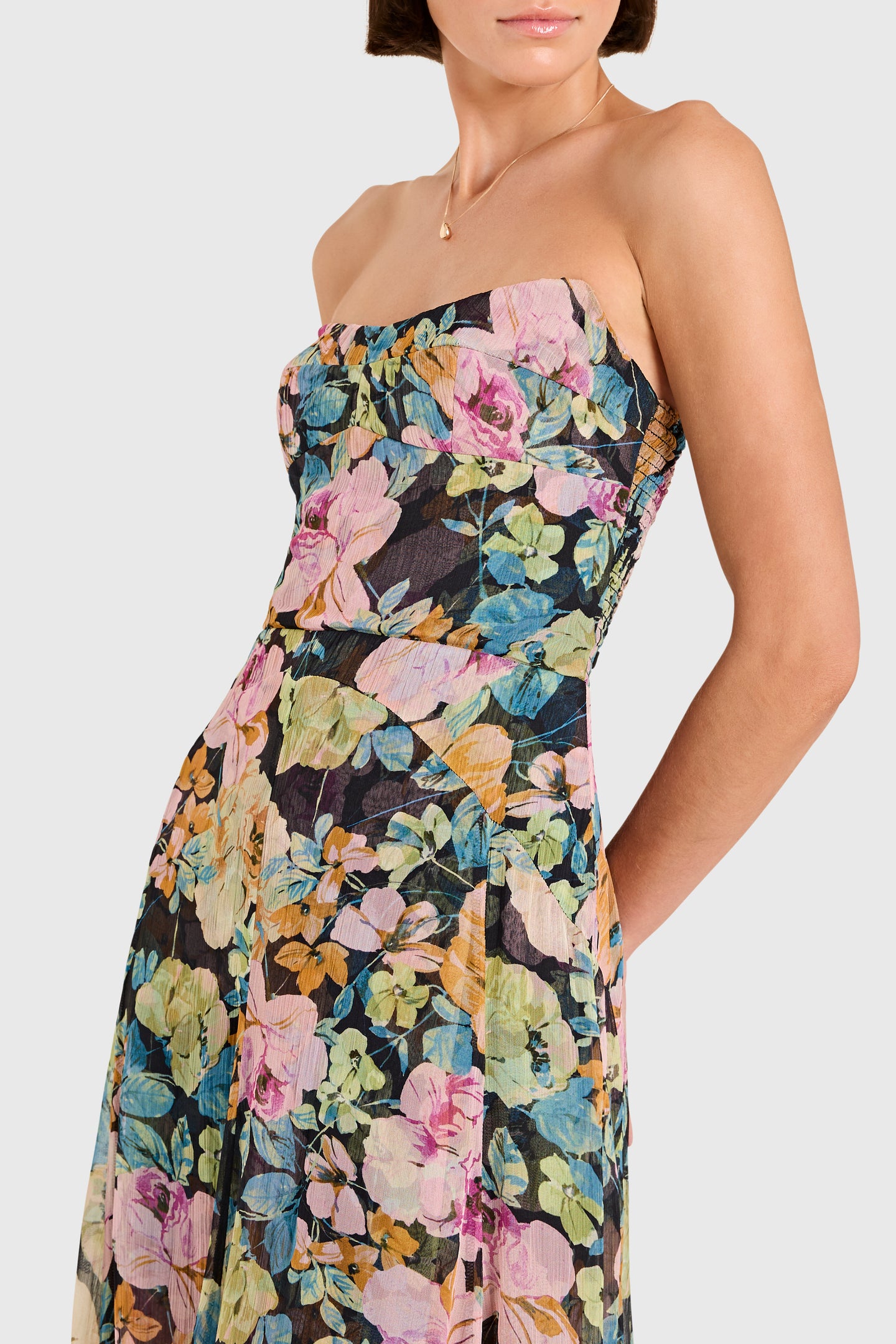 Monterey Dress in Lisboa Print View 4