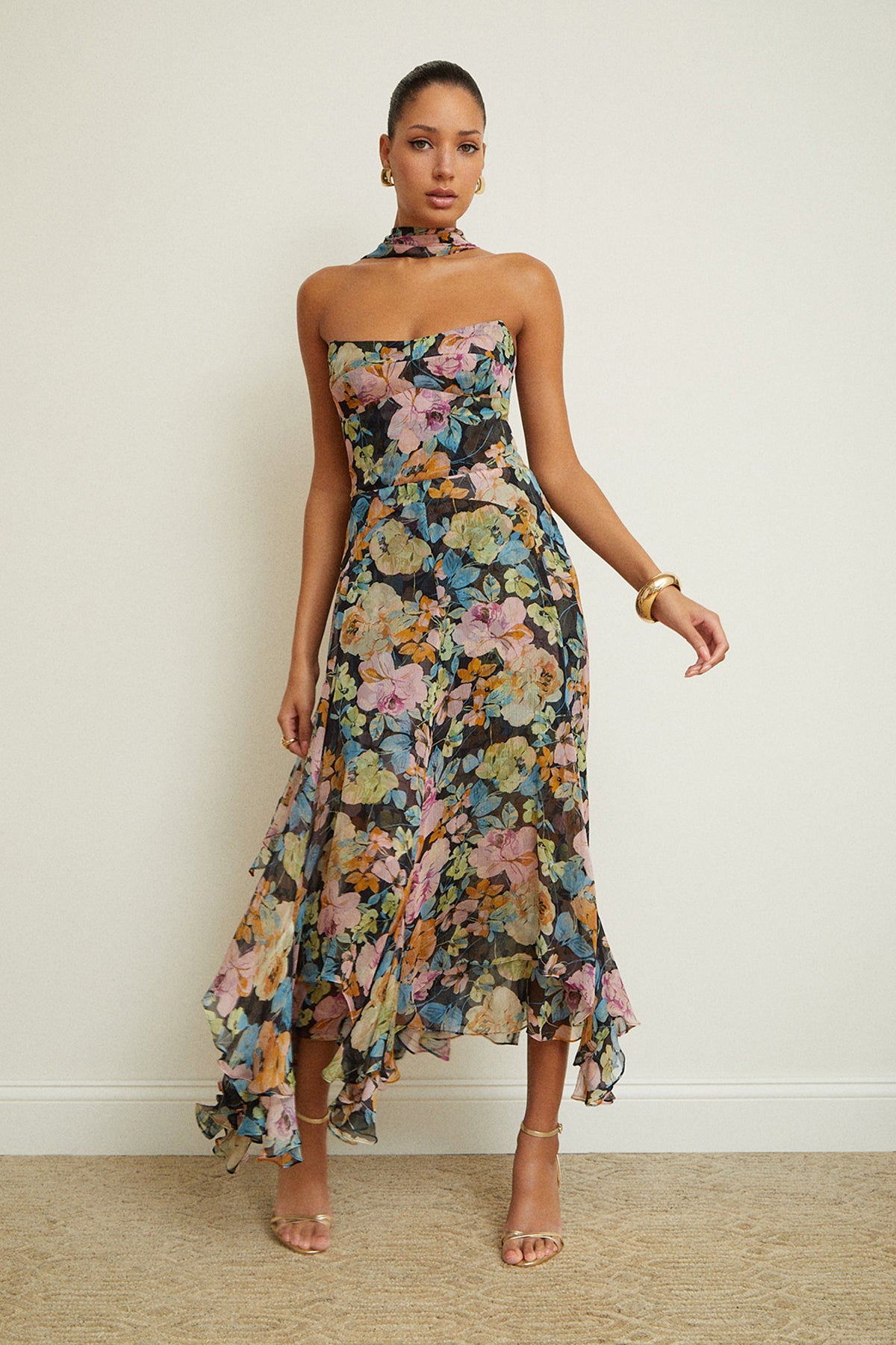 Monterey Dress in Lisboa Print View 6