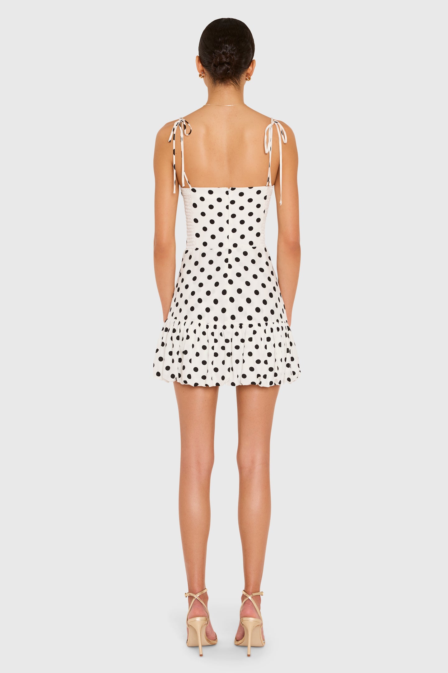 Ivy Romper in Polka Dot View 3