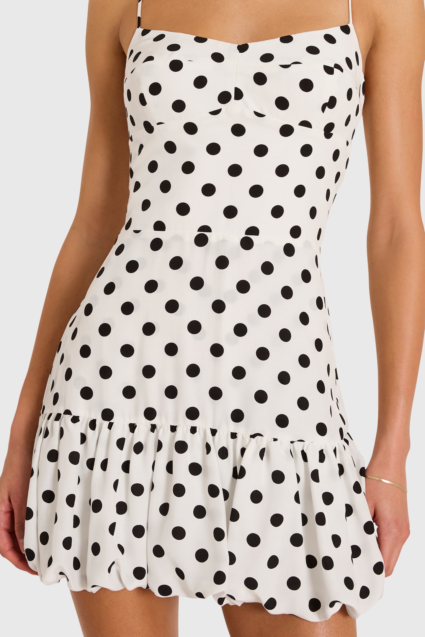 Ivy Romper in Polka Dot View 4