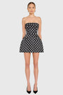 Lucienne Skort Romper in Polka Dot View 1
