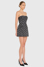 Lucienne Skort Romper in Polka Dot View 2