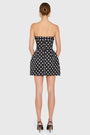 Lucienne Skort Romper in Polka Dot View 3
