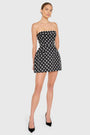 Lucienne Skort Romper in Polka Dot View 5