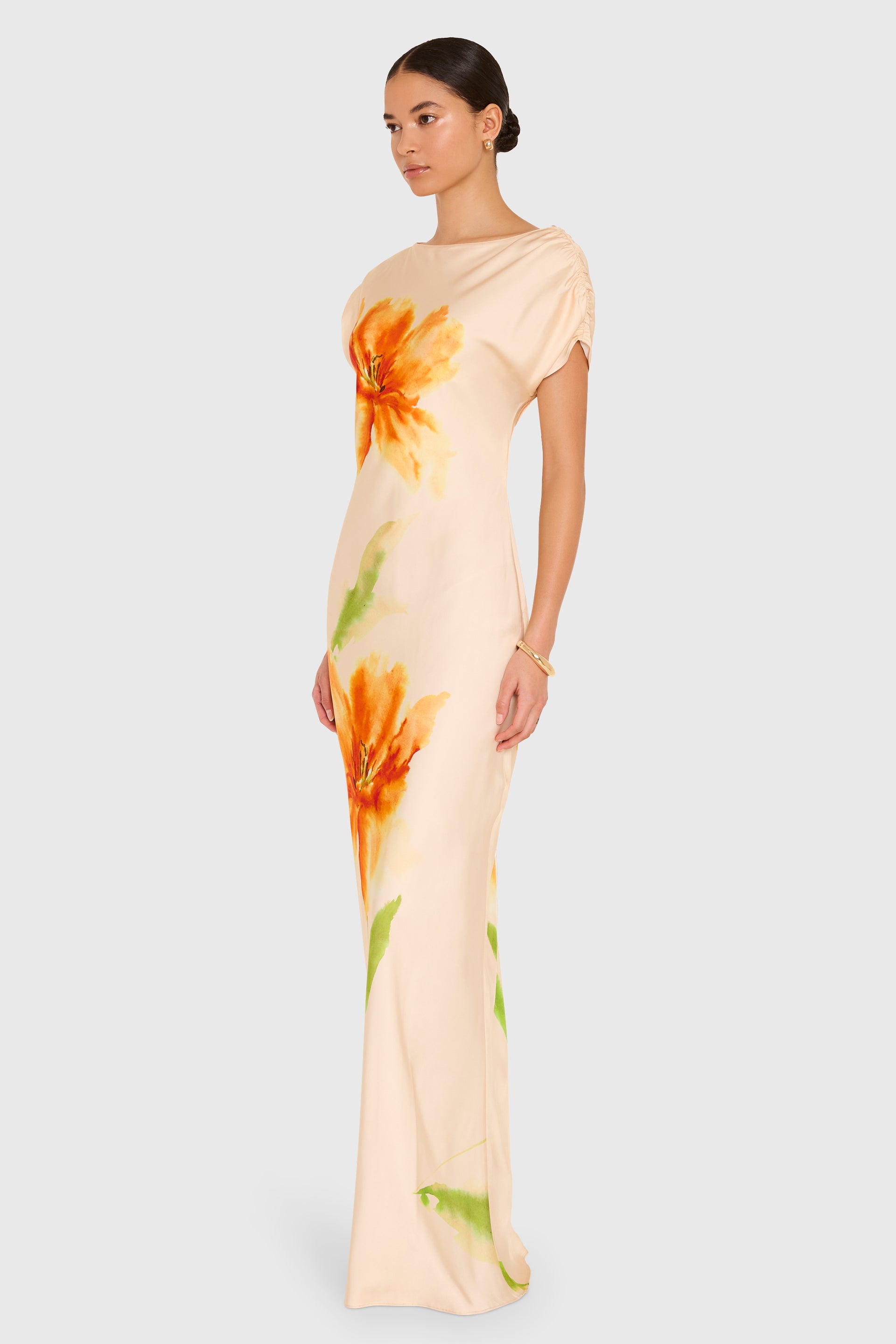 maxi day dress Elroy in Daylily room for hips Vintage Carolina Herrera duchess 20_under_1_22 Color:Comeback_Black_White