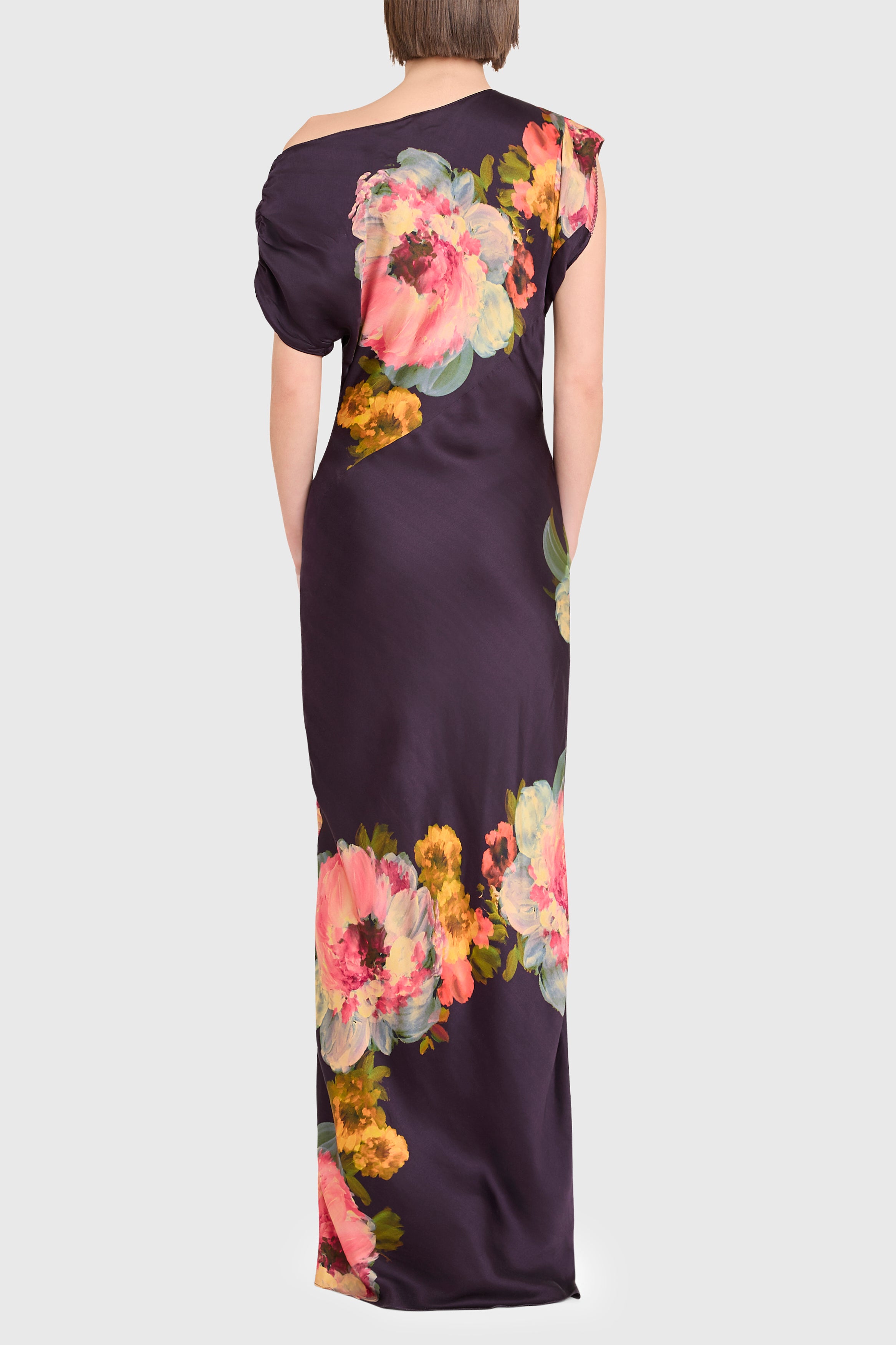 amanda uprichard ellie maxi dress ellie maxi dress amanda uprichard Sleeveless Maxi Biella in Galactic Silk