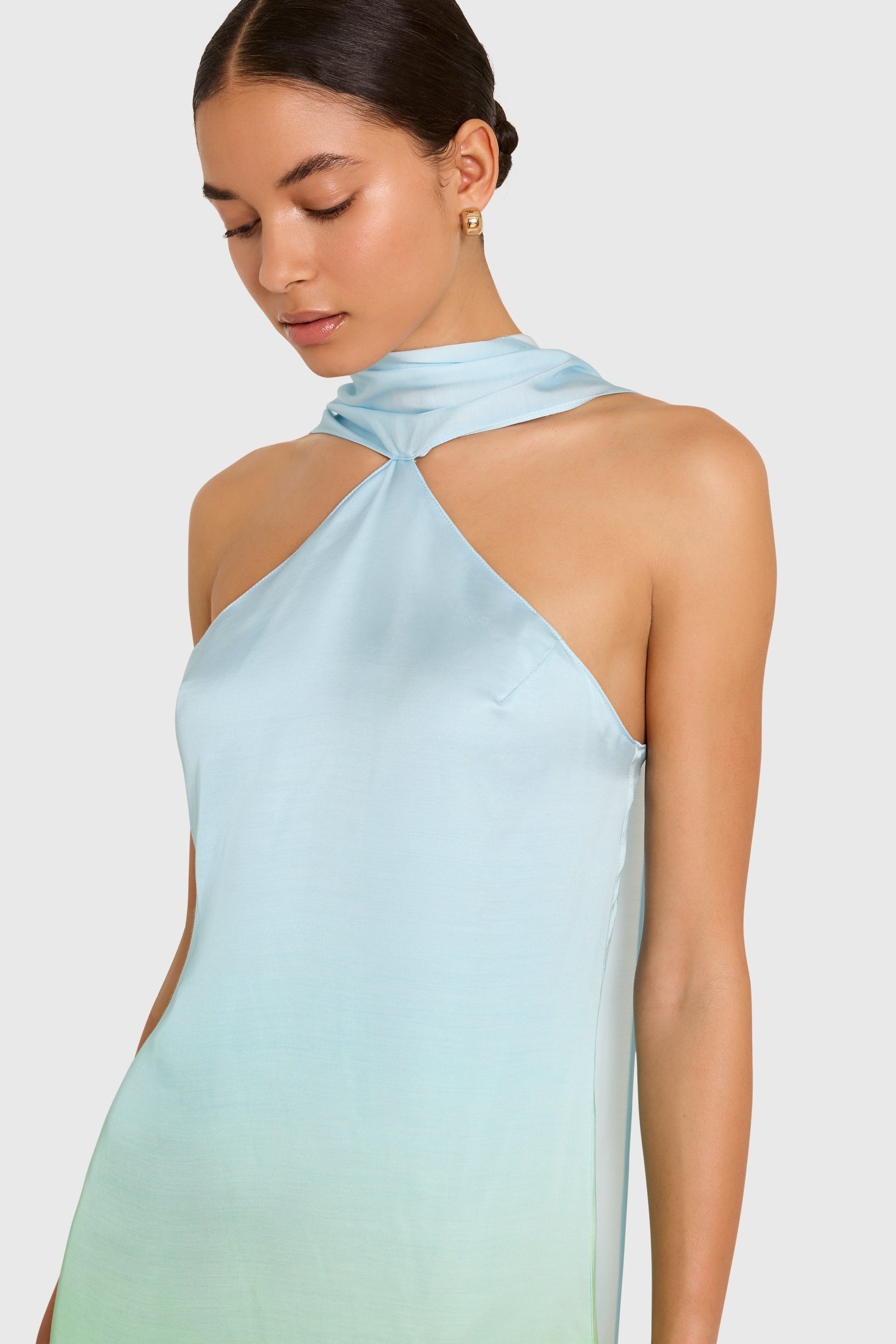 Amanda Uprichard x REVOLVE Ashton Maxi Dress in Blue, Mint